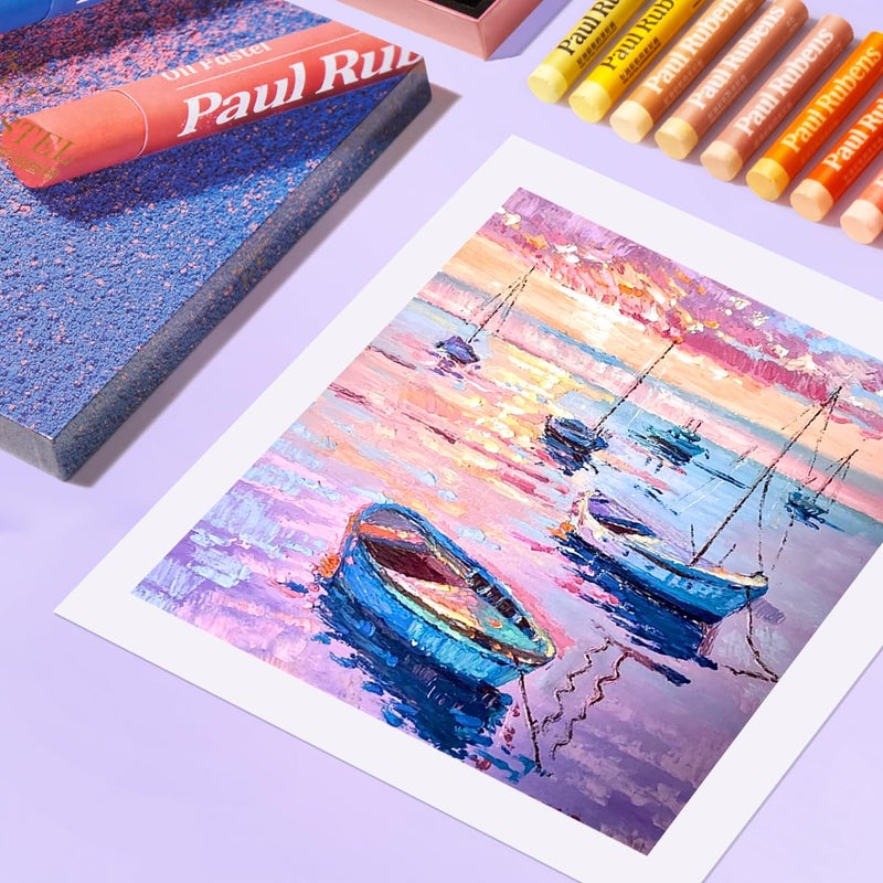 Paul Rubens Oil Pastels, 48 Macaron Colors Soft Set for Artists, Students - Ideal for Sketching, Decorative Painting, Making Pictures Like Oil Painting - Image 4